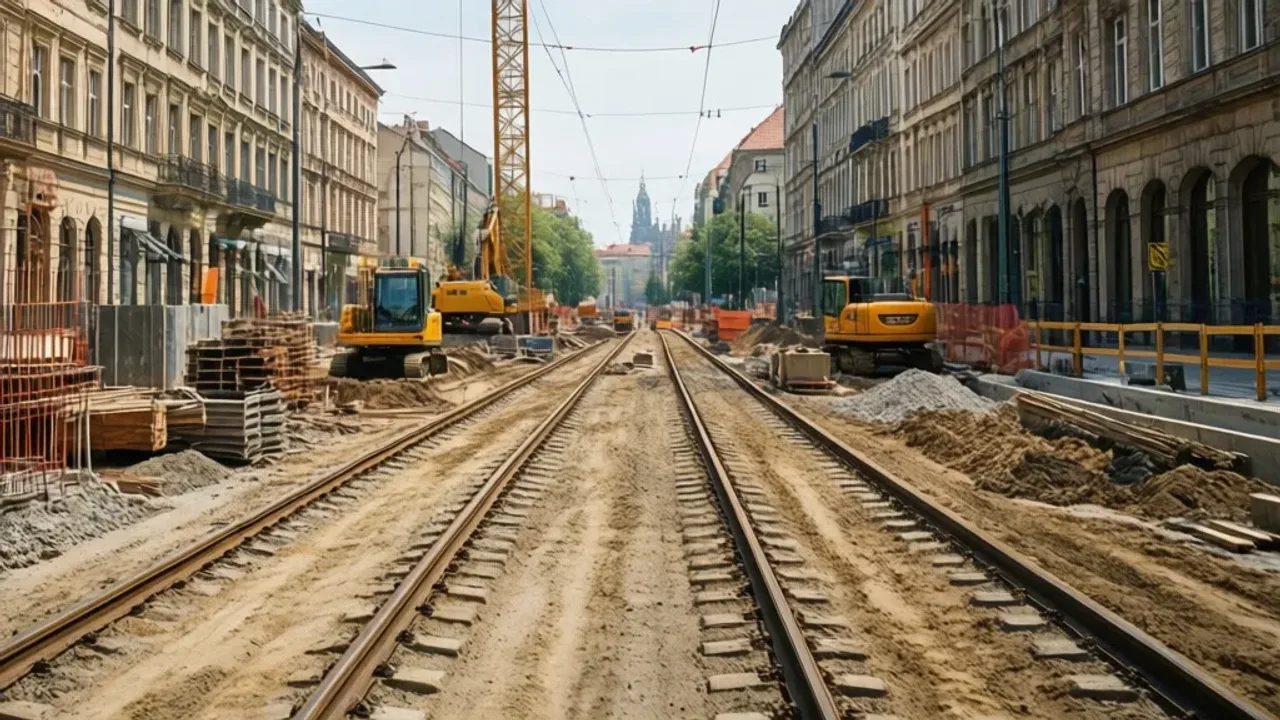 Nowa linia tramwajowa na Nowy Dwór – rusza budowa: stan prac (2025)
