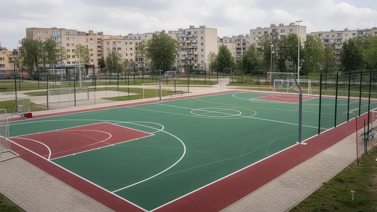 Nowe boisko wielofunkcyjne na Sępolnie oddane do użytku