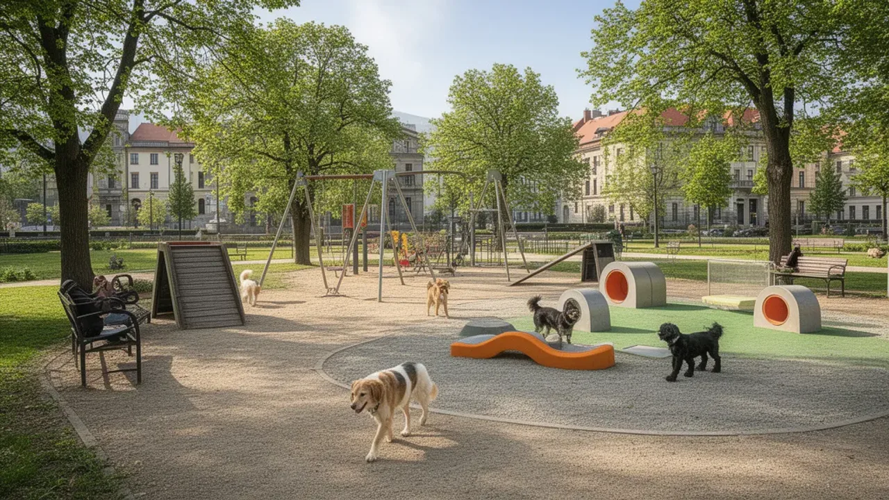 Psie place zabaw w Parku Szczytnickim – nowe inwestycje dla czworonogów