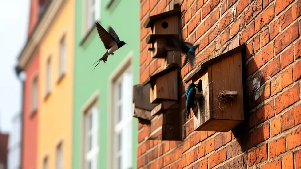 Wrocławianie ratują jerzyki – akcja montowania budek lęgowych na Starym Mieście